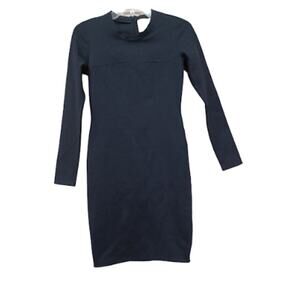 3.1 Phillip Lim Long Sleeve Dress With Notch Detail Size 2